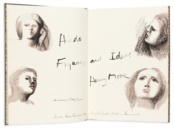 Moore, Henry (1898-1986) Heads Figures and Ideas, with a Signed Lithograph.